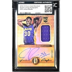 2014-15 Panini Gold Standard #203 Julius Randle CGC Authentic #/199